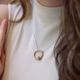 Bee Mine Altın Arı Zincirli Kolye