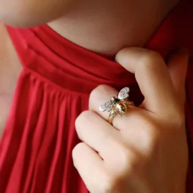 Bee Mine Altın Arı Yüzük