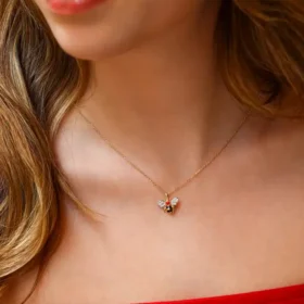 Bee Mine Altın Arı Zincirli Kolye