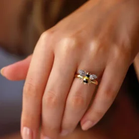 Bee Mine Altın Arı Yüzük