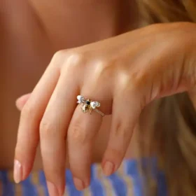 Bee Mine Altın Arı Yüzük