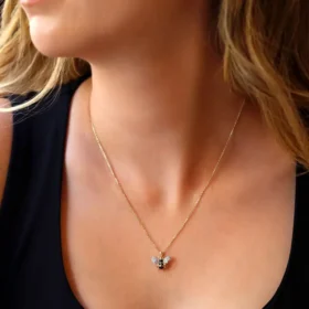 Bee Mine Altın Arı Zincirli Kolye