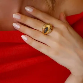 Zarafet Altın Yüzük