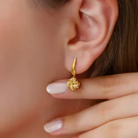 Bereket Altın Küpe