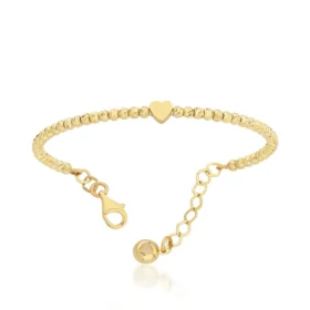 Altın Dorika Kalp Bileklik