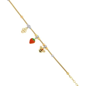 Bee Mine Altın Arı Bileklik