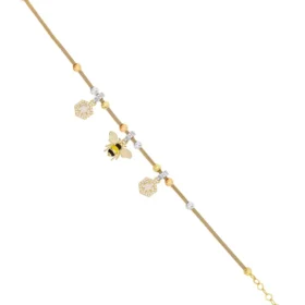 Bee Mine Altın Arı Bileklik