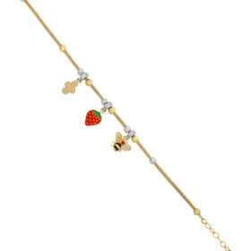 Bee Mine Altın Arı Bileklik