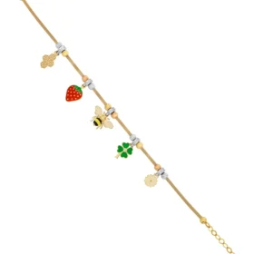 Bee Mine Altın Arı Bileklik