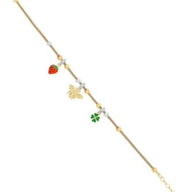 Bee Mine Altın Arı Bileklik