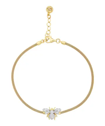 Bee Mine Altın Arı Bileklik - Görsel 3