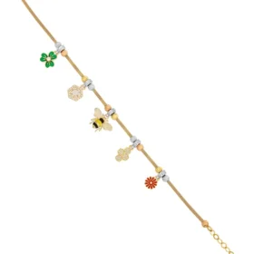 Bee Mine Altın Arı Bileklik