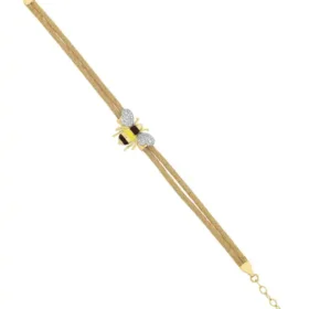 Bee Mine Altın Arı Bileklik