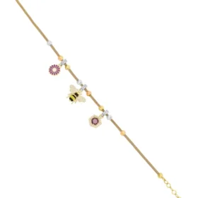 Bee Mine Altın Arı Bileklik