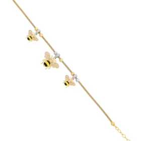 Bee Mine Altın Arı Bileklik