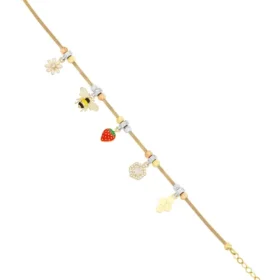 Bee Mine Altın Arı Bileklik