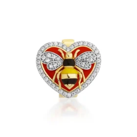 Bee Mine Altın Arı Charm