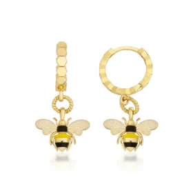 Bee Mine Altın Arı Küpe