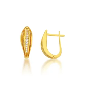 Zarafet Altın Küpe