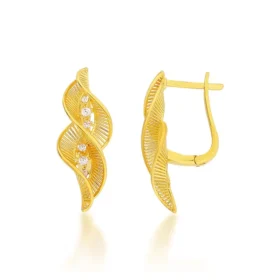 Zarafet Altın Küpe