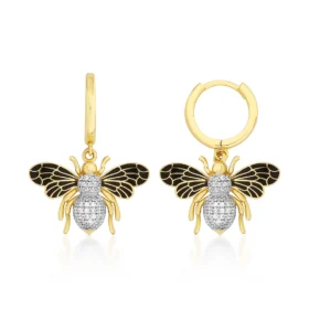 Bee Mine Altın Arı Küpe