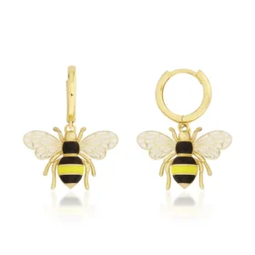 Bee Mine Altın Arı Küpe