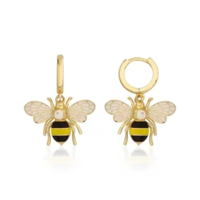 Bee Mine Altın Arı Küpe