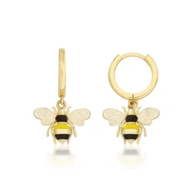 Bee Mine Altın Arı Küpe