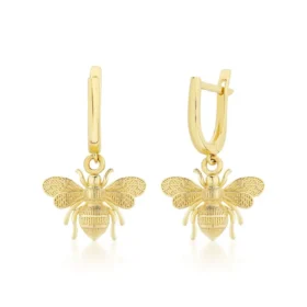 Bee Mine Altın Arı Küpe