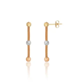 Altın Sallantılı Dorika Küpe