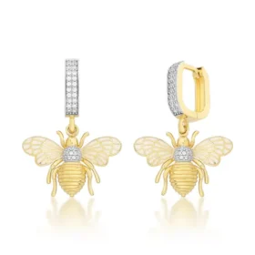 Bee Mine Altın Arı Küpe