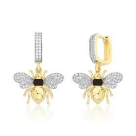 Bee Mine Altın Arı Küpe