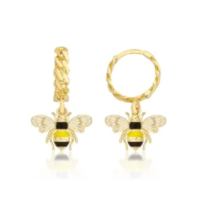 Bee Mine Altın Arı Küpe