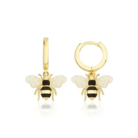 Bee Mine Altın Arı Küpe