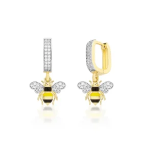 Bee Mine Altın Arı Küpe