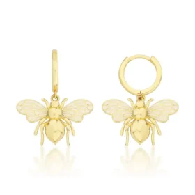 Bee Mine Altın Arı Küpe