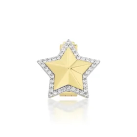 Altın Yıldız Taşlı Charm