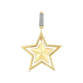 Altın Yıldız Kolye Ucu
