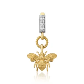 Bee Mine Altın Arı Kolye Ucu