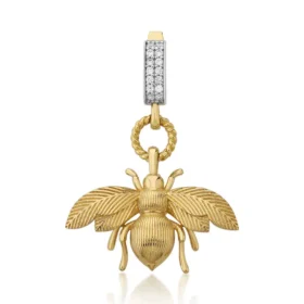 Bee Mine Altın Arı Kolye Ucu
