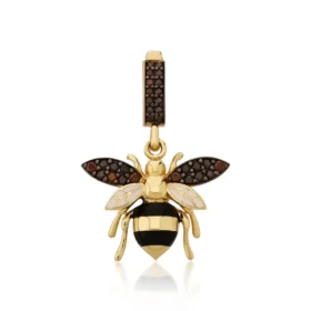 Bee Mine Altın Arı Kolye Ucu