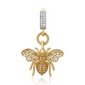 Bee Mine Altın Arı Kolye Ucu