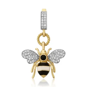 Bee Mine Altın Arı Kolye Ucu