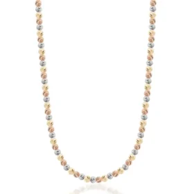 Altın Üç Renkli Dorika Kolye