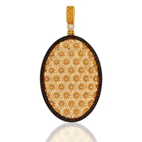 Altın Yaşam Çiçeği Kolye Ucu