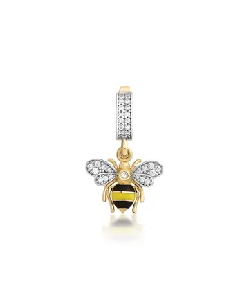 Bee Mine Altın Arı Kolye Ucu - Görsel 2