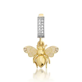 Bee Mine Altın Arı Kolye Ucu
