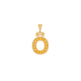 Altın Yadigar Ö Harf Kolye Ucu