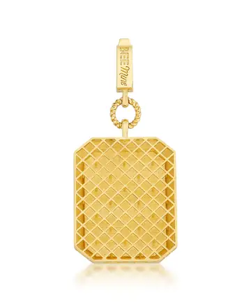 Bee Mine Altın Arı Turkuaz Mineli Kolye Ucu - Görsel 3