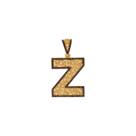 Altın Yadigar Z Harf Kolye Ucu